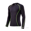 Shirt a compressione con camicie da fitness sport a secco rapido